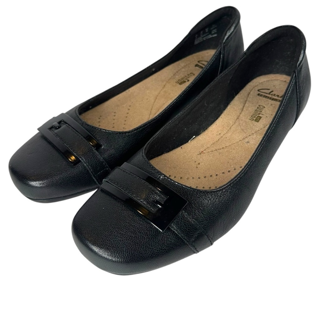 Clark’s Women’s Blanche West Leather Flats Size 7.5 - Picture 3 of 9